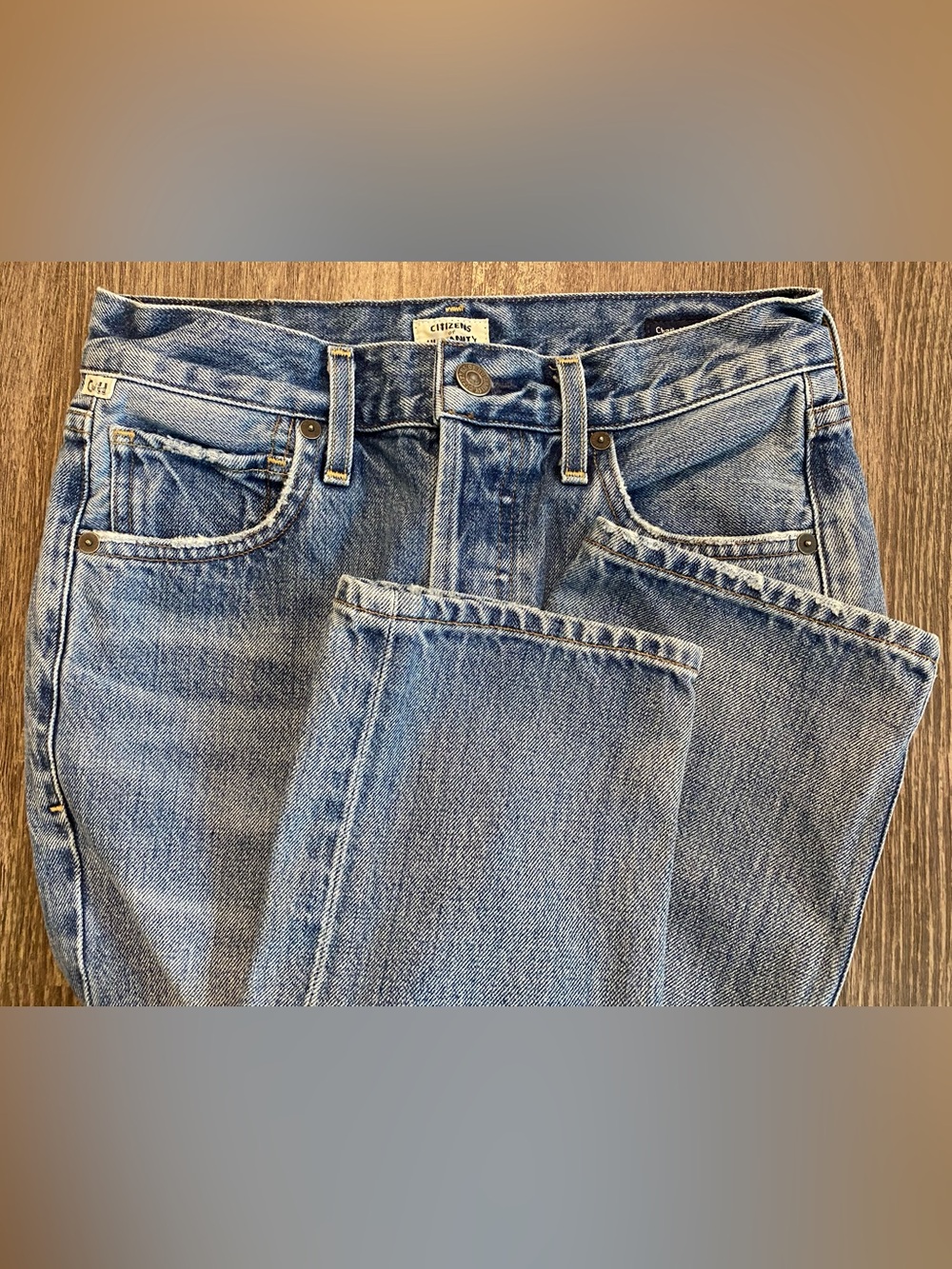 Aritzia Citizens of Humanity Premium Vintage Charlotte High Rise Straight SZ 24 - Picture 10 of 16